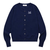 MARAIS 7ボタンクロップヘンリーネックカーディガン（2色）