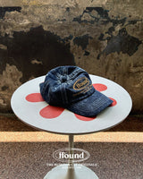 FFOUND ウォッシュドビンテージデニムボールキャップ / INDIGO BLUE