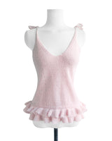 hattie frill bustier top + soft CD