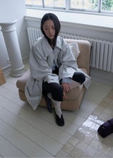 Cabin Cotton Half Coat (Ash Cream)
