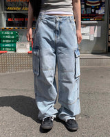 (Unisex) モンスターカーゴデニムパンツ