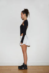 Evelyn bolero - black
