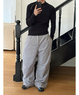 [MUSCLE FIT] Brushed golgi side zipper knit (3color)