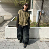 Wide Y2K Cargo Balloon Pants