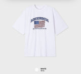 Look Graphy America Graphic Print Oversized Short Sleeve T-Shirt