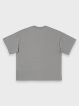 ラインスカルTシャツ - グレー
