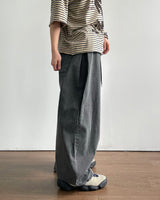 Herringbone Pintuck Balloon Pants