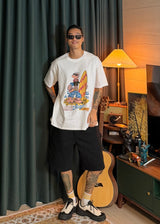 [ VirStyle Original ] INKKI Canvas Carpenter Shorts 4COLOR