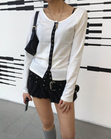 Tape cardigan
