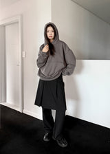 CROP TURTLE HOODIE