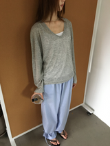 Cinnamon Summer V-neck Knit (6color)