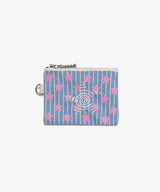 Twister Star Denim Wallet - Light Blue/Pink