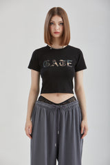 ミリクロップドTシャツ