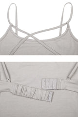 CORSET PANEL TOP grey