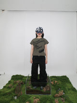 W On The Rocks! Tee in Olive