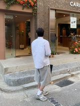 "ルクだけ" Label Bermuda Sweat Shorts
