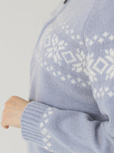 Snowfall Knit Zip-Up