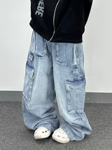 D-Ring Long Denim Pants