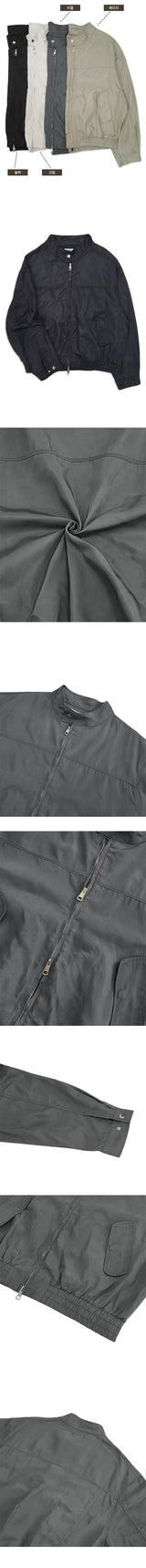 Port boxy shuffle neck slit jacket