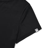 KIRSHレタリングスリムフィットTシャツ [ブラック]