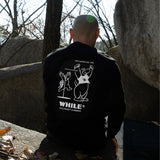 ジャストリーチロングスリーブTシャツ(BLACK)