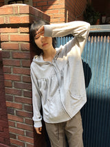 Drea Banding Cotton Wide Bootcut Pants