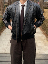 Molinero Line Leather Jacket