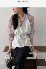 Ever See-through Two-way Loose Fit Shirt