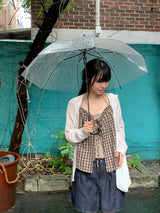 Fine Summer Linen V-Neck Loose-Fit Cardigan