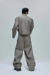 Pearl Plaid Trousers