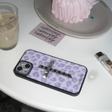 leopard stud phone case
