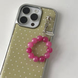 dot silver bumper case [green]