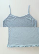 #Wave Point Short Sleeve T-shirt + Sleeveless Set (3color)