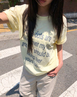 Kipel Lettering Short-Sleeve T-Shirt