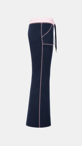 Kaia Contrast Stitch Flare Pants