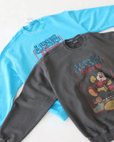 [UNISEX] ミッキーライセンスピグメントスウェットシャツ (Overfit Boxy Unisex Printed)