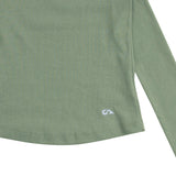 スタンダードリブド長袖クロップドTシャツ_SYS4TS56LK