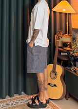 [ VirStyle Original ] INKKI Canvas Carpenter Shorts 4COLOR