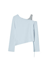 アイレットオフショルダー L/S (LIGHT BLUE)