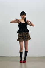 GENIE SLEEVELESS TOP / BLACK