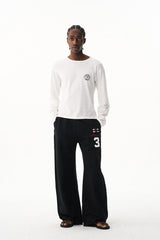 Embroidered Loose Fit Sweatpants