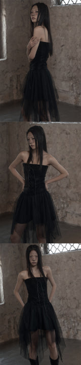 [mnem] Shard Tulle Skirt