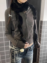リベットフーディジップアップ [Grey]