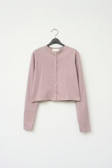 (W) Cream Button Top