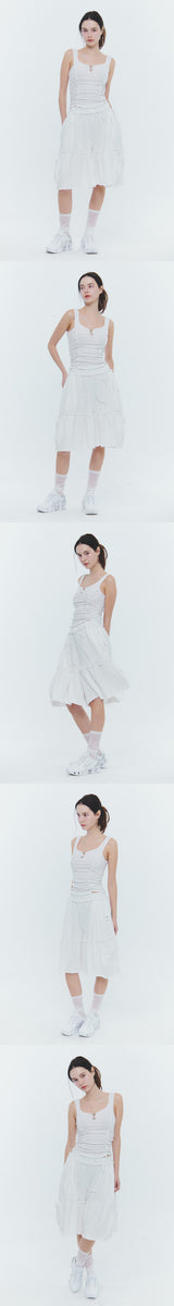 ANGEL BERMUDA PANTS white