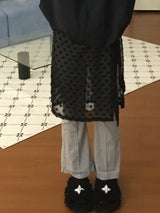 グレーブーツカットパンツ (1color)