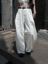 cut-line volume-up wide pants