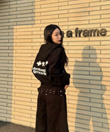 (zp) MMシンボルロゴ2WAYジップアップ (BLACK)