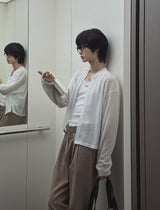Rodina Two-Tuck Semi Wide Slacks