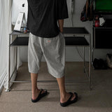 ASCLO レイニーストライプバミューダパンツ (2color)